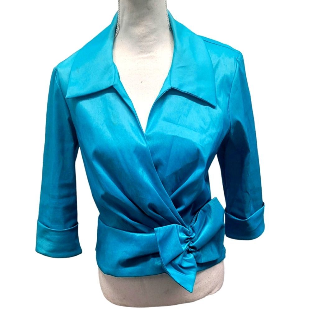 NWOT | JS BOUTIQUE | Structured  Collared Top / Blouse / Shirt | Size: M